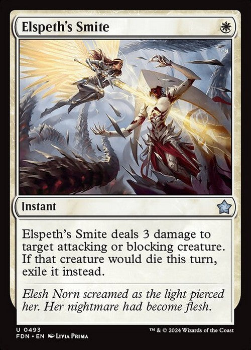 Elspeth's Smite ~ Foundations [ NearMint ] [ Magic MTG ] - London Magic Traders Ltd