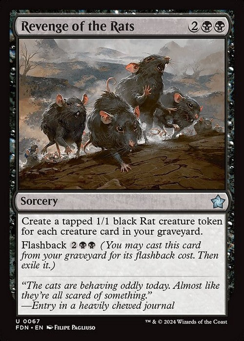 Revenge of the Rats ~ Foundations [ NearMint ] [ Magic MTG ] - London Magic Traders Ltd