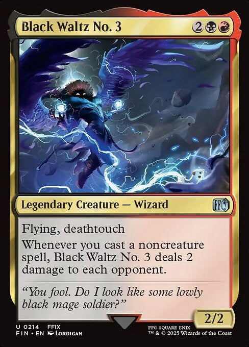Black Waltz No. 3 ~ Final Fantasy [ NM ] [ Magic MTG ]