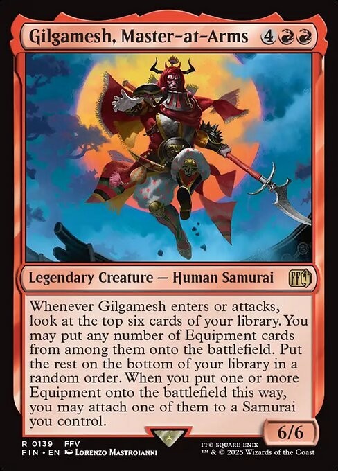Gilgamesh, Master-at-Arms ~ Final Fantasy [ NM ] [ Magic MTG ]