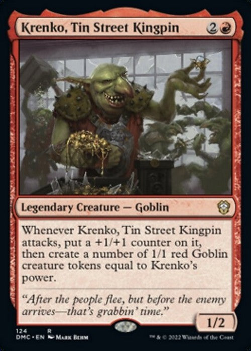 Krenko, Tin Street Kingpin ~ Commander: Dominaria United [ NM ] [ Magic MTG ]