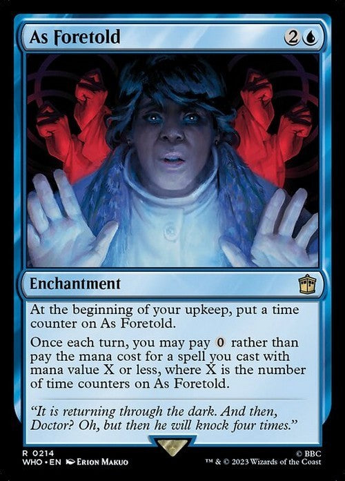 As Foretold ~ Commander: Doctor Who [ NearMint ] [ Magic MTG ]