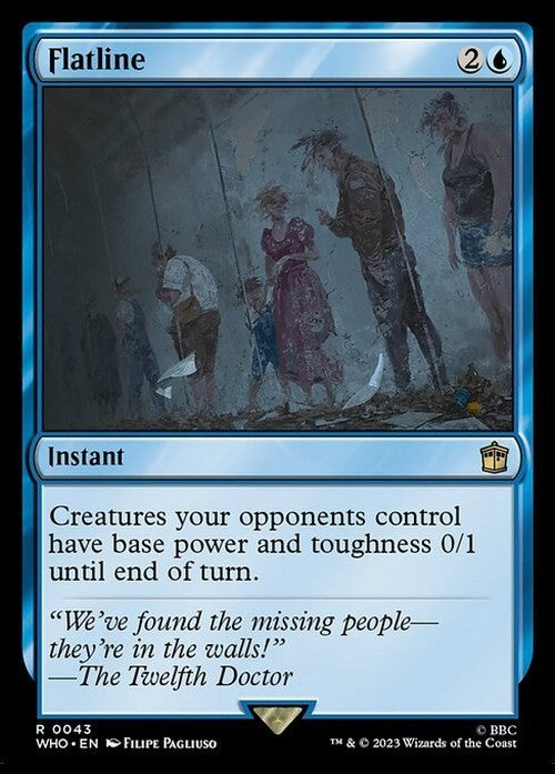 Flatline ~ Commander: Doctor Who [ NearMint ] [ Magic MTG ]