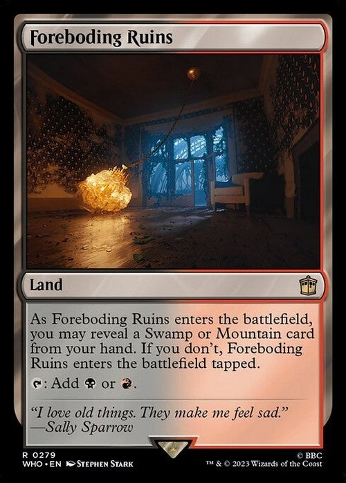 Foreboding Ruins ~ Commander: Doctor Who [ NearMint ] [ Magic MTG ]