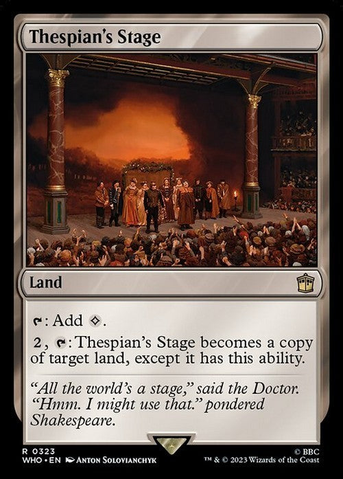 Thespian's Stage ~ Commander: Doctor Who [ NearMint ] [ Magic MTG ]