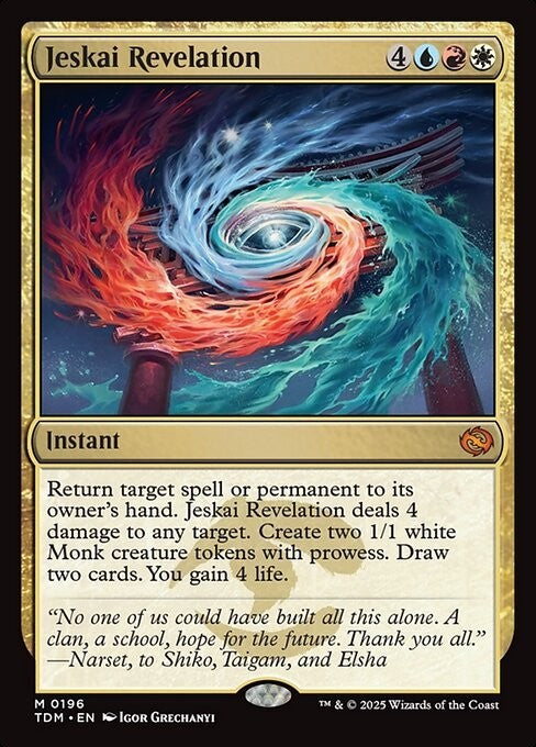 Jeskai Revelation ~ Tarkir: Dragonstorm [ NM ] [ Magic MTG ]