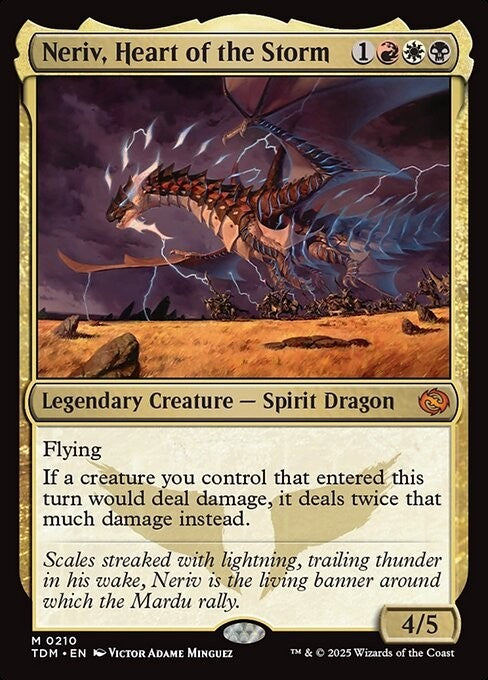 Neriv, Heart of the Storm ~ Tarkir: Dragonstorm [ NM ] [ Magic MTG ]