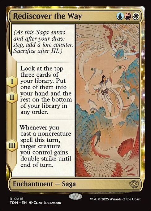 Rediscover the Way ~ Tarkir: Dragonstorm [ NM ] [ Magic MTG ]