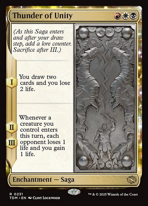 Thunder of Unity ~ Tarkir: Dragonstorm [ NM ] [ Magic MTG ]