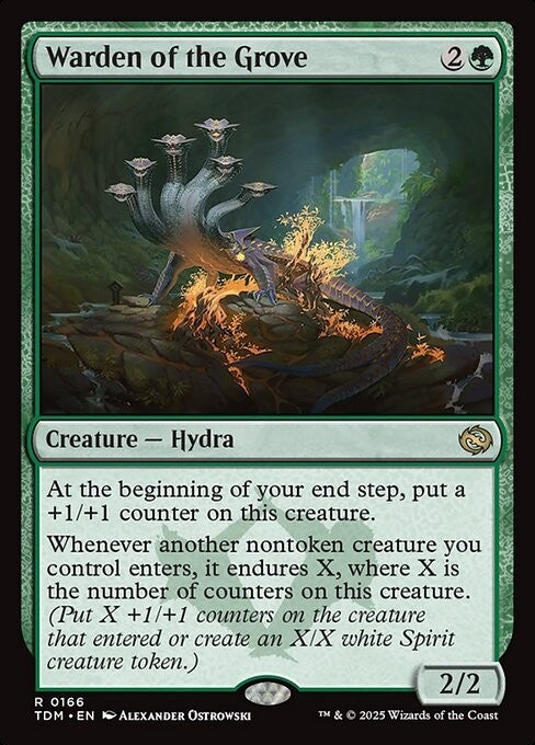 Warden of the Grove ~ Tarkir: Dragonstorm [ NM ] [ Magic MTG ]