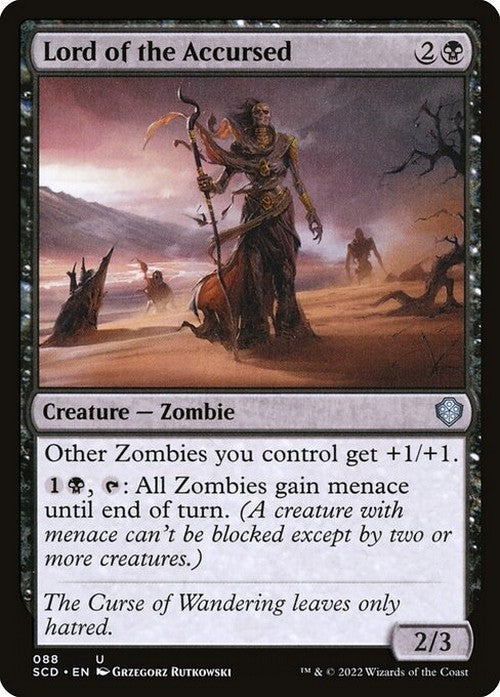 Lord of the Accursed ~ Starter Commander [ NearMint ] [ Magic MTG ] - London Magic Traders Ltd