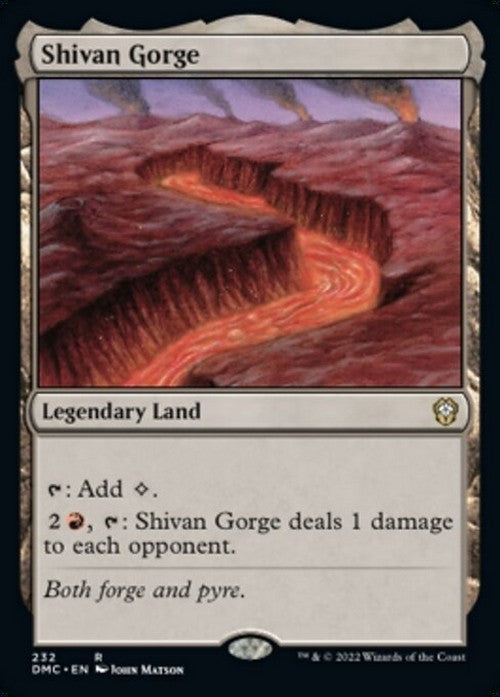 Shivan Gorge ~ Commander: Dominaria United [ NM ] [ Magic MTG ]