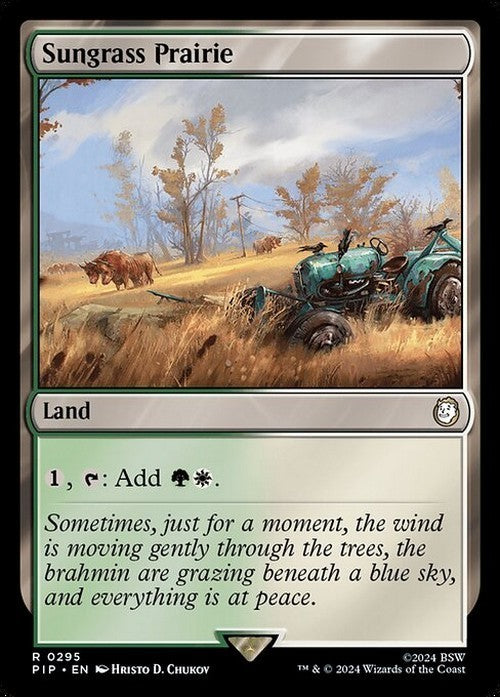 Sungrass Prairie ~ Commander: Fallout [ NearMint ] [ Magic MTG ]