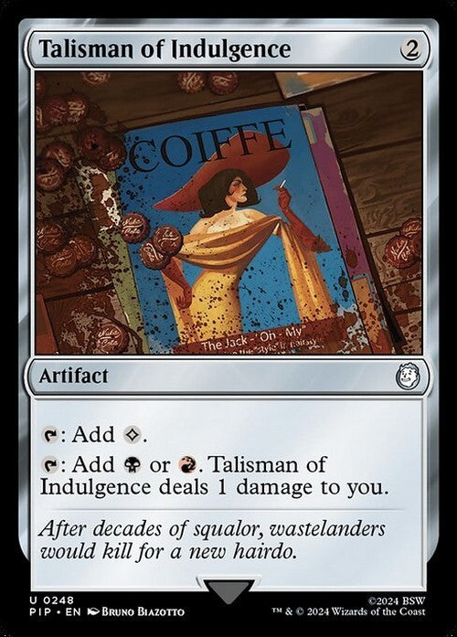 Talisman of Indulgence ~ Commander: Fallout [ NearMint ] [ Magic MTG ]