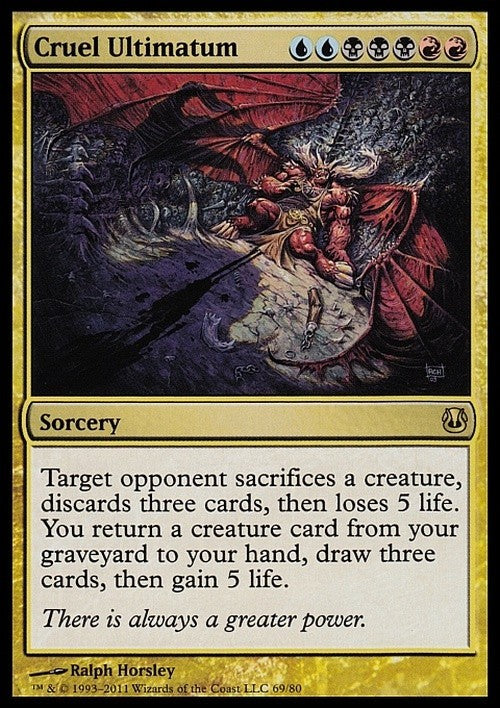 Cruel Ultimatum ~ Duel Decks [ Excellent ] [ Magic MTG ]