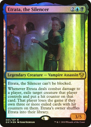 FOIL Etrata, the Silencer ~ Guild Kits [ Excellent ] [ Magic MTG ]