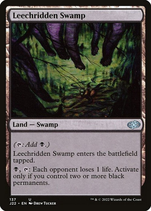 Leechridden Swamp ~ Jumpstart 2022 [ NearMint ] [ Magic MTG ]
