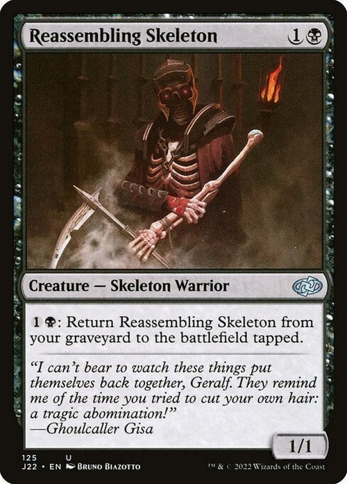 Reassembling Skeleton (ANIME) ~ Jumpstart 2022 [ NearMint ] [ Magic MTG ]