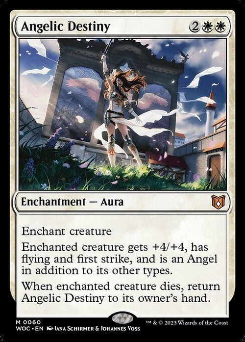 Angelic Destiny ~ Commander: Wilds of Eldraine [ NearMint ] [ Magic MTG ]