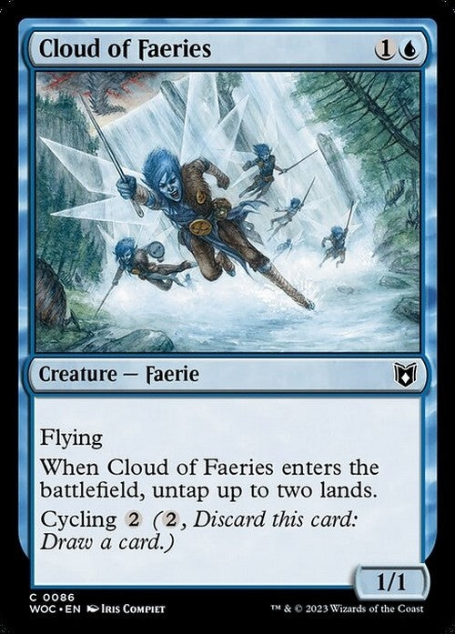 Cloud of Faeries ~ Commander: Wilds of Eldraine [ NearMint ] [ Magic MTG ]