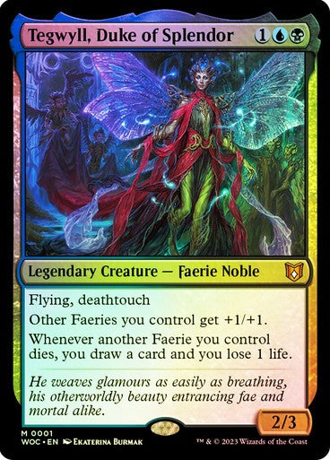 FOIL Tegwyll, Duke of Splendor ~ Commander: Wilds of Eldraine [ NM ] [ MTG ]