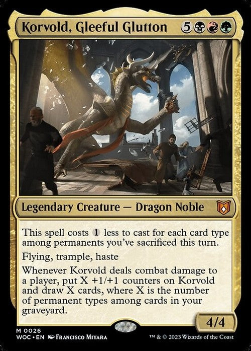 Korvold, Gleeful Glutton ~ Commander: Wilds of Eldraine [ NM ] [ Magic MTG ]