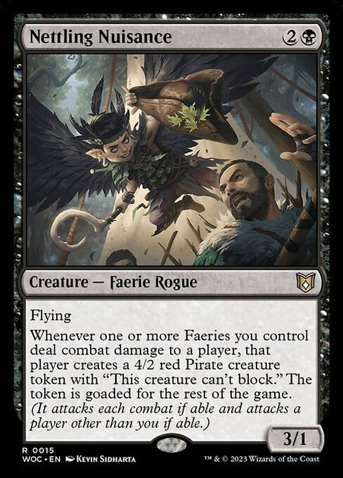 Nettling Nuisance ~ Commander: Wilds of Eldraine [ NM ] [ Magic MTG ]