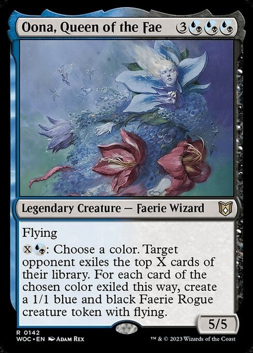 Oona, Queen of the Fae ~ Commander: Wilds of Eldraine [ NM ] [ Magic MTG ]