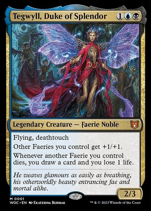 Tegwyll, Duke of Splendor ~ Commander: Wilds of Eldraine [ NM ] [ Magic MTG ]