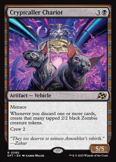 Cryptcaller Chariot ~ Aetherdrift [ NearMint ] [ Magic MTG ]