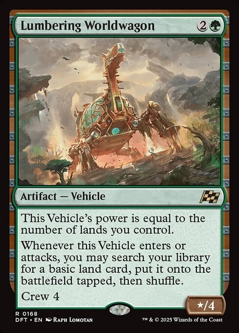 Lumbering Worldwagon ~ Aetherdrift [ NearMint ] [ Magic MTG ]