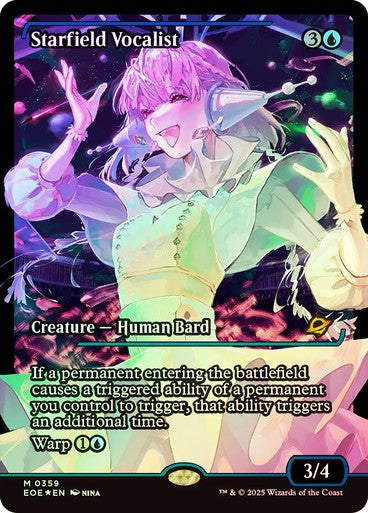 FOIL ANIME Starfield Vocalist ~ Edge of Eternities [ NearMint ] [ Magic MTG ]