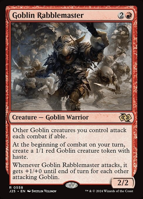 Goblin Rabblemaster ~ Jumpstart 2025 [ NearMint ] [ Magic MTG ]