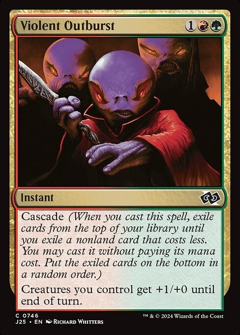 Violent Outburst ~ Jumpstart 2025 [ NearMint ] [ Magic MTG ]