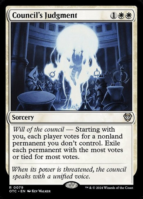 Council's Judgment ~ Commander: Outlaws of Thunder Junction [ NM ] [ Magic MTG ]
