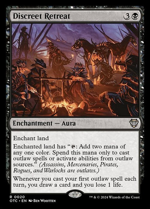 Discreet Retreat ~ Commander: Outlaws of Thunder Junction [ NM ] [ Magic MTG ]