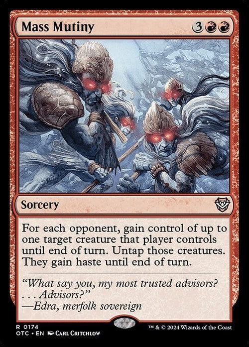 Mass Mutiny ~ Commander: Outlaws of Thunder Junction [ NM ] [ Magic MTG ]
