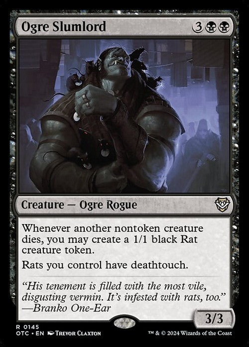 Ogre Slumlord ~ Commander: Outlaws of Thunder Junction [ NM ] [ Magic MTG ]