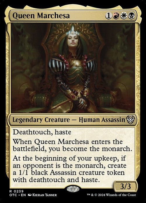 Queen Marchesa ~ Commander: Outlaws of Thunder Junction [ NM ] [ Magic MTG ]