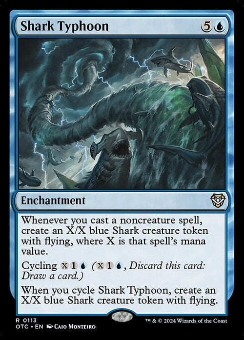 Shark Typhoon ~ Commander: Outlaws of Thunder Junction [ NM ] [ Magic MTG ]