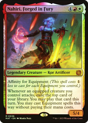 FOIL Nahiri, Forged in Fury ~ March of the Machine: The Aftermath [ NM ] [ MTG ]