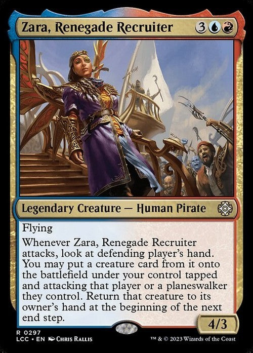 Zara, Renegade Recruiter ~ Commander: The Lost Caverns of Ixalan [ NM ] [ MTG ]