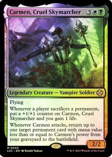FOIL Carmen, Cruel Skymarcher ~ Commander: The Lost Caverns of Ixalan [ NM ]