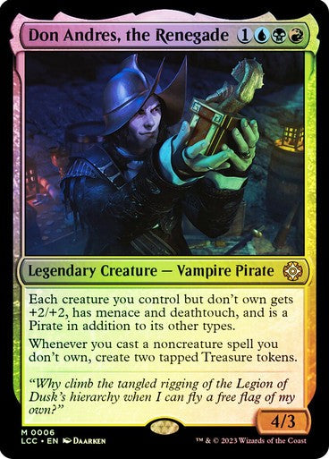 FOIL Don Andres, the Renegade ~ Commander: The Lost Caverns of Ixalan [ NM ]