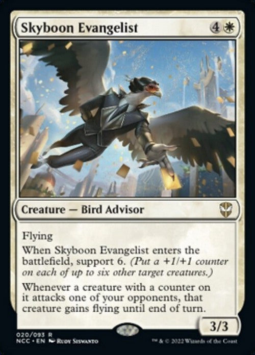 Skyboon Evangelist ~ Commander: Streets of New Capenna [ NM ] [ Magic MTG ]
