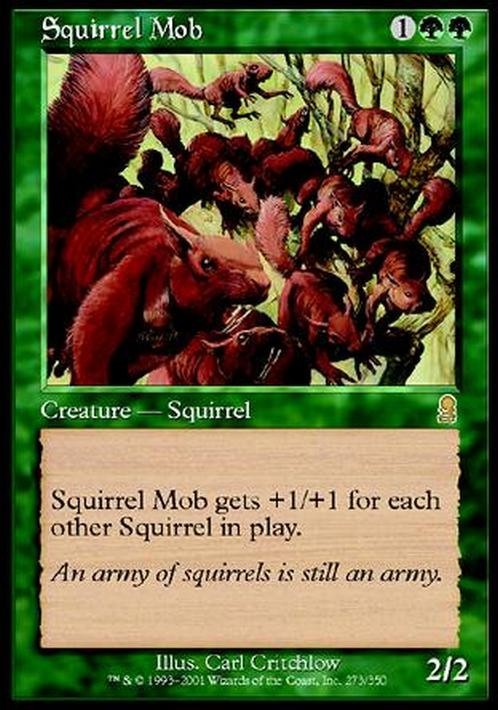 Squirrel Mob ~ Odyssey [ Excellent ] [ Magic MTG ]