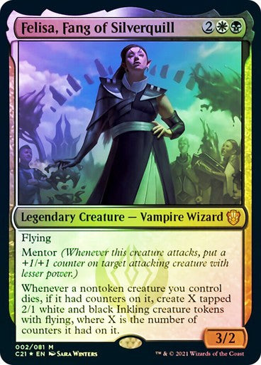 FOIL Felisa, Fang of Silverquill ~ Commander: Strixhaven [ NM ] [ Magic MTG ]