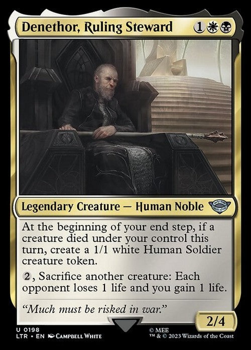 Denethor, Ruling Steward ~ The Lord of the Rings [ NM ] [ Magic MTG ]
