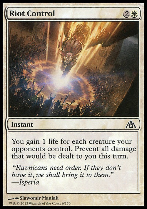 Riot Control ~ Dragon's Maze [ Excellent ] [ Magic MTG ]