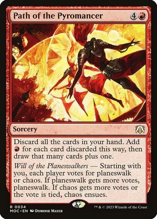 Path of the Pyromancer ~ Commander: March of the Machine [ NM ] [ Magic MTG ]